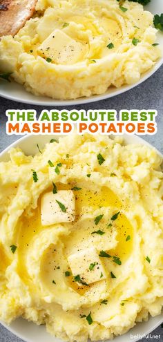 mashed potatoes with butter and parsley are the best side dish for any meal