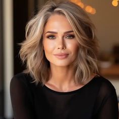 Hair Affair, Haircuts For Medium Hair, Hair Short, Medium Length Hair Cuts, Hair Today, Great Hair, Layered Hair, Gorgeous Hair, Womens Haircuts