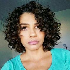 Short Natural Curly Hair, No Bangs, Short Hairstyle Women, Curly Styles, How To Curl Short Hair, Short Curly Hairstyles