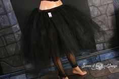 Virgin Black Romance tutu skirt trash dance extra poofy knee length Adult  petticoat gothic bridal - Black Tulle Petticoat For Wedding, Wedding Black Tulle Petticoat, Black Wedding Petticoat, Black Tulle Petticoat For Costume Party, Halloween Stretch Tulle Petticoat, Stretch Tulle Petticoat For Halloween, Black Stretch Tulle Petticoat, Fitted Black Tulle Fabric, Madonna Like A Virgin