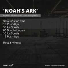 an ad for noah's ark with the date and time to go on it