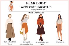 Pear Dress, Pear Body Shape Fashion, Pear Shaped Fashion, Pear Body Shape Outfits, Pear Shape Fashion, Pear Shaped Outfits, Dress For Body Shape, Pear Shaped Women, Romantic Clothing