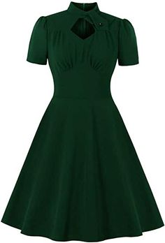 Amazon.ca : 40s vintage dress 1940s Vintage Dresses, Vintage Dresses Online, Dress Amazon, 40s Dress, Dresses 40s, Cocktail Dress Vintage, Retro Vintage Dresses, Fashion 1950s, Formal Cocktail Dress