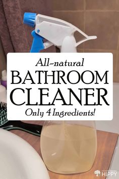 all natural bathroom cleaner only 4 ingredients