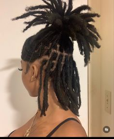 Medium Thick Locs, Thick Locs On Black Women, Men Locs, Loc Goddess, Thick Locs, Loc Inspiration, Dreadlock Styles, Beauty Routine Tips