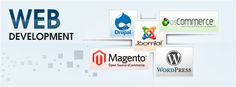 the web development process is shown with many different logos on it and in front of them