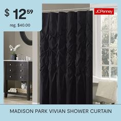 the madison park shower curtain is $ 12 99 reg $ 40 00 and it's up for grabs