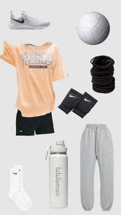 Volleyball Practice Outfits, Cute Volleyball Outfits, Trendy Games, Cute Nike Outfits, Practice Outfits, Volleyball Outfits, Casual Preppy Outfits, City Outfits, Trendy Outfits For Teens