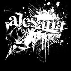 black and white photo with the word alesane written in graffiti style on it