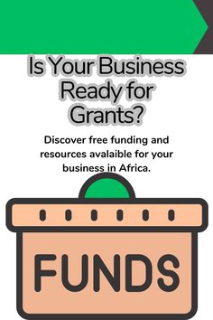 an advertisement with the words, is your business ready for giants? discovery funding and resources available