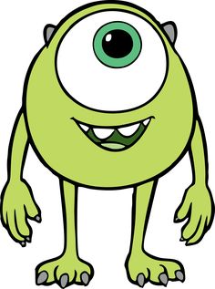 a green monster with big eyes and large legs