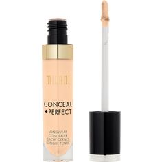 Milani Concealer, Milani Conceal And Perfect, Corrector Concealer, Natural Glowy Makeup, Travel Size Beauty Products, Best Concealer, Full Coverage Concealer