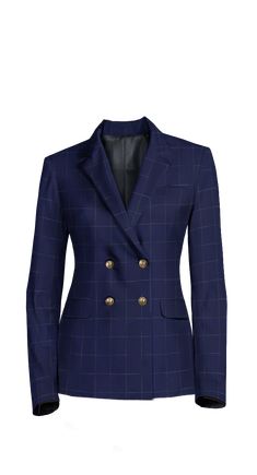 This flattering, double-breasted semi-fitted skirt suit is made of exquisite cobalt blue fabric in . Finished with with flap pockets, 2 Buttons buttoned sleeve slits and colour-coordinated lining. Crafted in a beautiful woven fabric, made out of terylene, rayon and spandex, what gives very good properties that make this blazer really comfortable, wrinkle free and easy to wear. An ideal suit for every day. The fully lined high waisted skirt with no side pockets and front zipper creates a classic skirt suit for all occasions.  At sumissura every single suit is made to measure, so you can customize this design or you can create your own here: Skirt Suits Suit Skirt Women, Skirt Suits, Classic Skirts, Skirt Women, Fitted Skirt, Flared Skirt, Skirt Suit, Wrinkle Free