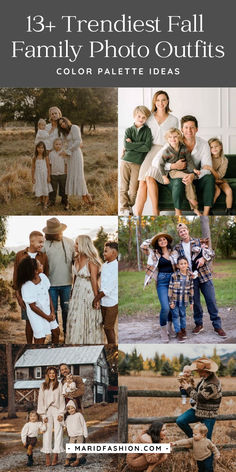 the 13 best fall family photo outfits color palette ideas for all ages and abilitiess