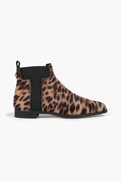 Boots Leopard, Boots For Woman, Tods Shoes, Shoes Boots Ankle, Calf Hair, Shoes Booties, Calf Skin, Rubber Sole, Leopard Print