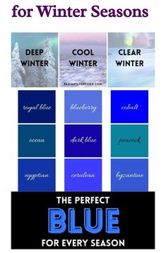 the perfect blue for every season