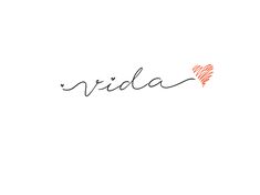 the word nila written in cursive writing on a white background with an orange heart