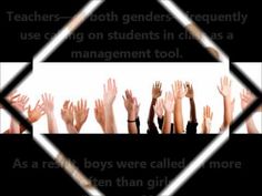 many hands reaching up in the air with text over them that reads teachers - both genders - frequently use using on students in class as a management tool