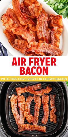 air fryer bacon with tips for crispy bbq chew bacon