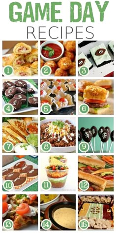 the ultimate game day recipe roundup