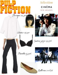 Pulp Fiction outfits uma turman Mia Wallace Uma Therma Pulp Fiction, Uma Thurman Costume Pulp Fiction, Quentin Tarantino Costumes