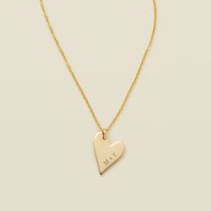 Inscribe this asymmetrical heart disc with 2 initials (and + or & in between) for a tangible tribute to the ones who make each beat a little more meaningful. The Jim to your Pam, the Jack to your Rose, the Darcy to your Elizabeth- the Sweetheart Necklace adds your love story to the greats. With an option to add up to 5 customizable Mini Sweethearts, your wearable book of love is an instant classic! Heart Disc, The Jack, Gold Heart Necklace, Mini Heart, Fun Fashion, Love Necklace, Rose Gold Necklace