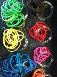 shower curtain ring to hold organize hair ties pony tail holder rubber bands Hair Tie Holder Diy, Hair Rubber Bands Storage, Hair Tie Organization Diy, Hair Band Holder Diy Organizing Ideas, Ponytail Holders Diy, Hair Tie Organizer, Hair Tie Storage Amazon.com, Hair Tie Holder, Rubber Band Hairstyles