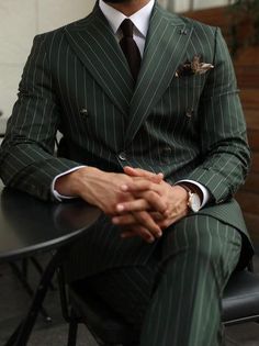 Stylish Mens Suits, Fall Suit, Herren Style, Dress Suits For Men, Designer Suits For Men, Men Stylish Dress, Green Suit, Fashion Suits For Men