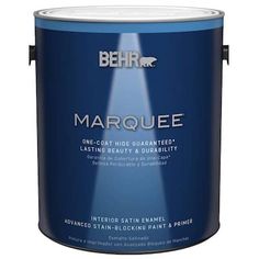 behr marquee one coat - hide guaranted latex paint, gallon