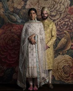 #Sabyasachi #DestinationWeddings #VintageEmbroidery #KhadiKurta #BadlaDupatta #PrintedTexturedSherwani #Jewellery by @kishandasjewellery #KishandasForSabyascahi #ChristianLouboutinForSabyasachi @louboutinhomme @louboutinworld #TheWorldOfSabyasachi Sabyasachi Collection, Sabyasachi Mukherjee, Desi Clothes, Indian Bridal Fashion, Indian Inspired, Indian Couture, Indian Suits