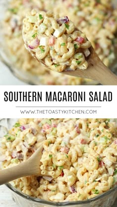 this southern macaroni salad is the perfect side dish for any meal