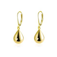 PRICES MAY VARY. ❤Teardrop Leverback Earrings❤Package includes one pair of gold plated tear drop dangle earrings. They are great for every day or dress up well, also these teardrop leverback earrings are light-weight, cute and dainty, you can wear them with any outfit. ❤Quality Material❤Made of 925 sterling silver, secured with lever-back, this eye-catching tear drop earrings are handmade,hypoallergenic for sensitive ears, plated with real silver finish, won't turn your ears green. ❤Appropriate Yellow Gold Sterling Silver Teardrop Earrings, Nickel-free Yellow Gold Teardrop Earrings, Classic Dangle Drop Earrings As Gift, Classic Hypoallergenic Dangle Teardrop Earrings, Classic Teardrop Dangle Earrings With French Hook, Gold Drop Earrings Simple, Gold Teardrop Earrings, Drop Earrings Simple, Leverback Earrings