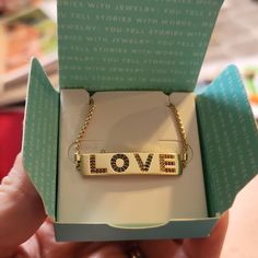 Brand New In Original Box. Origami Owl Gold Love Bolo Bracelet With Multicolored Micro Pave Crystals. Origami Owl Bracelet, Box Origami, Origami Jewelry, Origami Owl Jewelry, Bolo Bracelet, Owl Jewelry, Origami Owl, Micro Pave, Womens Jewelry Bracelets