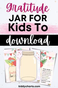 Teaching our kids gratitude is a good way to teach empathy and help them practice kindness. We have a free printable gratitude jar for kids to help them with this concept. Download your free printable today and teach your kids all about gratitude! Blessing Jar Ideas Free Printable, Free Gratitude Printables, Family Gratitude Jar, Gratitude Books For Kids, Books About Gratitude For Kids, Blessings Jar