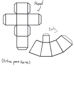 an image of paper crafting instructions on how to make a box