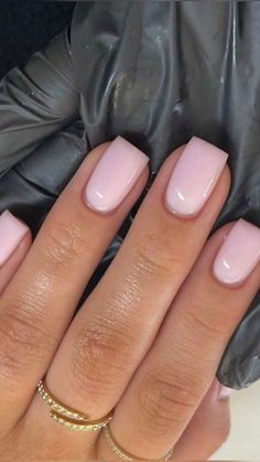 Milky Pink Nails, Pink Nails Opi, Short Summer Nails, Milky Pink, Eye Nails, Summery Nails, Basic Nails