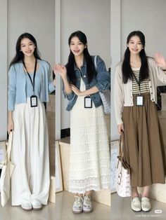 Ootd Korean Style, Stylish Outfits Casual, Modest Casual Outfits