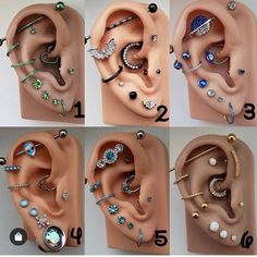 there are many different types of ear piercings