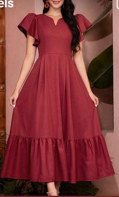 Modesty Dress, Simple Long Dress, Women Dresses Casual Summer, Flapper Style Dresses, Simple Frock Design, Cute Formal Dresses, Simple Lehenga, Simple Casual Outfits