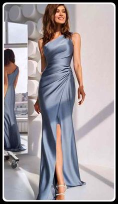 Dazzle in style with a summer wedding guest dress. Discover breezy and chic options perfect for celebrating love under the sun. Classy Evening Dress, Robes Glamour, Dress With Ruching, Floor Length Prom Dresses, Evening Dress Floor Length, فستان سهرة, Evening Dresses Elegant, Wedding Guest Dress Summer, בר מצווה