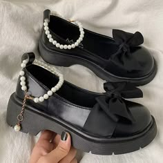 Shipping: Worldwide Express Shipping AvailableDelivery time: 7-15Days Fast ShippingReturns: Fast refund, 100% Money Back Guarantee.Brand Name: rimocyOrigin: Mainland ChinaUpper Material: PUToe Shape: Round ToeWith Platforms: YesPlatform Height: 0-3cmHeel Height: High (5cm-8cm)Heel Type: Square heelPump Type: LoafersStyle: British StyleFashion Element: Butterfly-knotSeason: Spring/AutumnOutsole Material: Rubberis_handmade: YesPattern Type: SolidInsole Material: PUOccasion: CasualModel Number: A24 School Platform Shoes, Shoe High Heels, Korean Shoes For Women, Korean Shoes Heels, Heels For School, Cute School Shoes, High School Shoes, Black Shoes For Women, Black Mary Janes