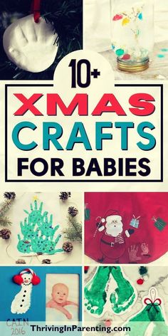 christmas crafts for babies that are easy to make