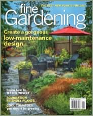 the cover of fine gardening magazine