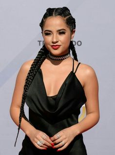 Becky G Becky G Hairstyles, Baddie Hairstyles Latina, Simple Hairstyle, Hairstyle Youtube, Penteado Cabelo Curto, Braids Wig, Black Braids