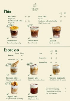 the different types of ice creams are shown in this diagram, which shows how to make