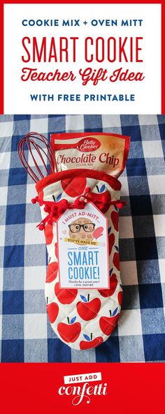 the smart cookie teacher gift idea with free printable