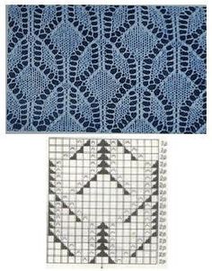 two pictures with different designs on them, one is blue and the other is white