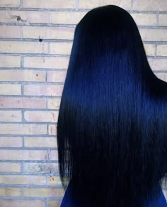 Best Box Hair Dye Blue Black, Blue Over Black Hair, Blue Black Hair Long, Blue Black Long Hair, Black Hair With Blue Undertones, Blueish Black Hair, Black Sapphire Hair, Dark Blue Hair Aesthetic