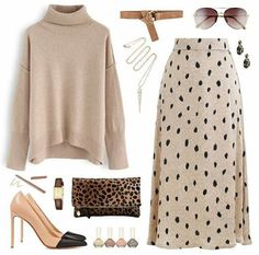 Animal Print Skirt, Trendy Aesthetic, Aesthetic Fall, Elegante Casual, Muslimah Fashion, Modest Fashion Outfits