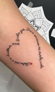 a woman's arm with a tattoo that says, you are always in love